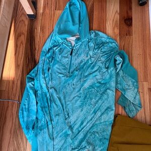 Habitat Men's Teal Zip-Up Sweater